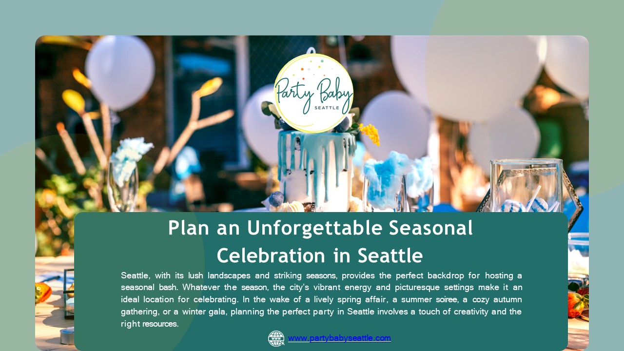 Plan Your Celebrations with Party Baby Event Planning Company