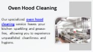 Oven Hood Cleaning