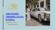 Limousine Service in Surrey by Imperial Limos