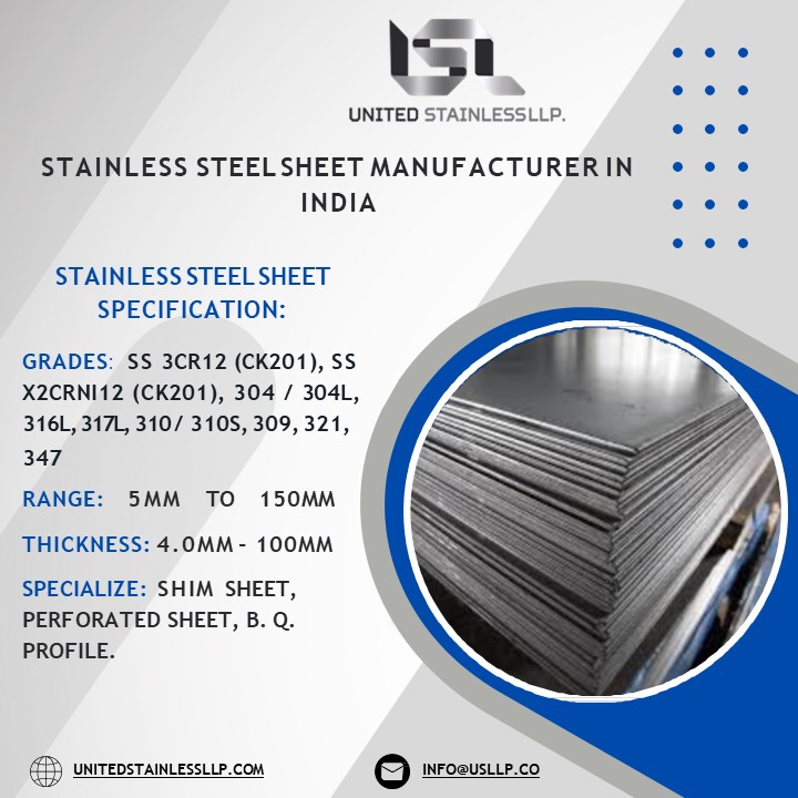 Best Sheets | Roundbars | Plates | Coils - United Stainless LLP