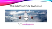 White Label Travel Portal Development