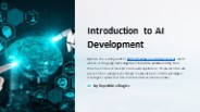 Introduction to AI Development