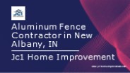 Fence Company New Albany - Jc1 Home Improvement