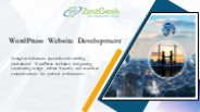 Trusted Wordpress Website Development Company | Zestgeek Solutions