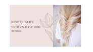 Best quality human hair wig