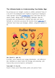 The Ultimate Guide to Understanding Your Zodiac Sign