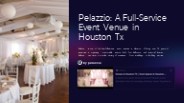 A Perfect Sweet 16 Venues in Houston