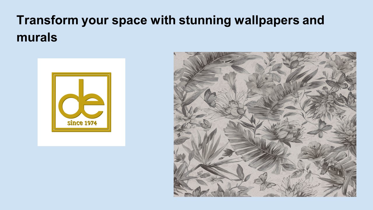 Transform your space with stunning wallpapers and murals