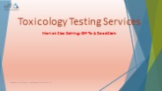 Toxicology Testing Services Market