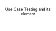 Use Case Testing and its element
