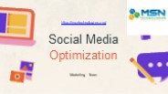 Social Media Optimization services