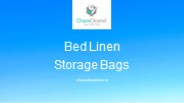 Bed Linen Storage Bags - Chaos Cleared