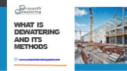 Well Point Dewatering Service by Prasanth Dewatering