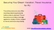 Fiji Travel Insurance