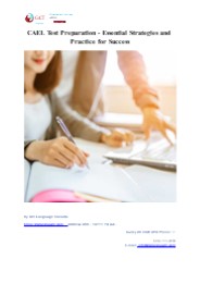 CAEL Test Preparation – Essential Strategies and Practice for Success