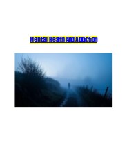 Mental Health And Addiction