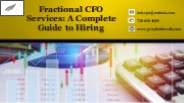 Fractional CFO Services A Complete Guide to Hiring