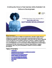 Bachelor's in Software Development | Empower Your Journey