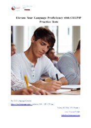 Elevate Your Language Proficiency with CELPIP Practice Tests