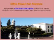 Office Movers San Francisco