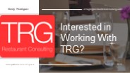 Expert Restaurant Consulting Firm & Company