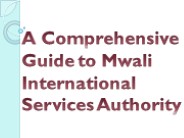 A Comprehensive Guide to Mwali International Services Authority