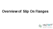 Overview-of-Slip-On-Flanges
