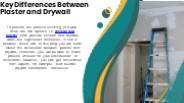 Key Differences Between Plaster and Drywall