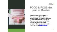 PCOD & PCOS diet plan in Mumbai
