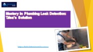 plumbing leak detection Tulsa