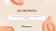 job satisfaction in hrm