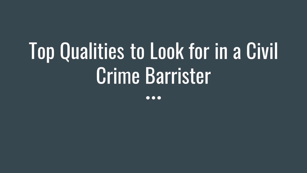 Best Civil Crime Lawyer London