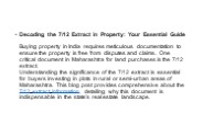 Decoding What is 7/12 in Property: Your Essential Guide (1)