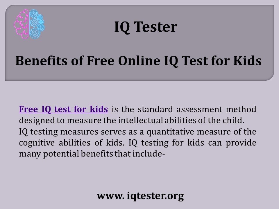 Free IQ test online - IQ Tester