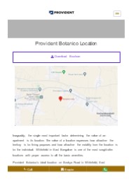 provident botanico brochure