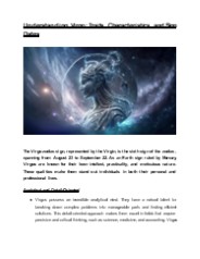 Virgo Unveiled: Traits, Characteristics, and Sign Dates