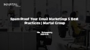 Spam-Proof Your Email Marketing: 5 Best Practices