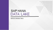 SAP HANA Data Lake