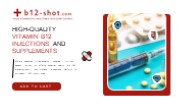 High-Quality Vitamin B12 Injection and Supplements