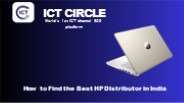 find the Best HP Distributor in India
