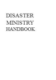 get [pdf] Disaster Ministry Handbook