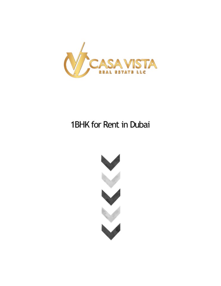 1bhk for rent Dubai - Casa Vista Properties