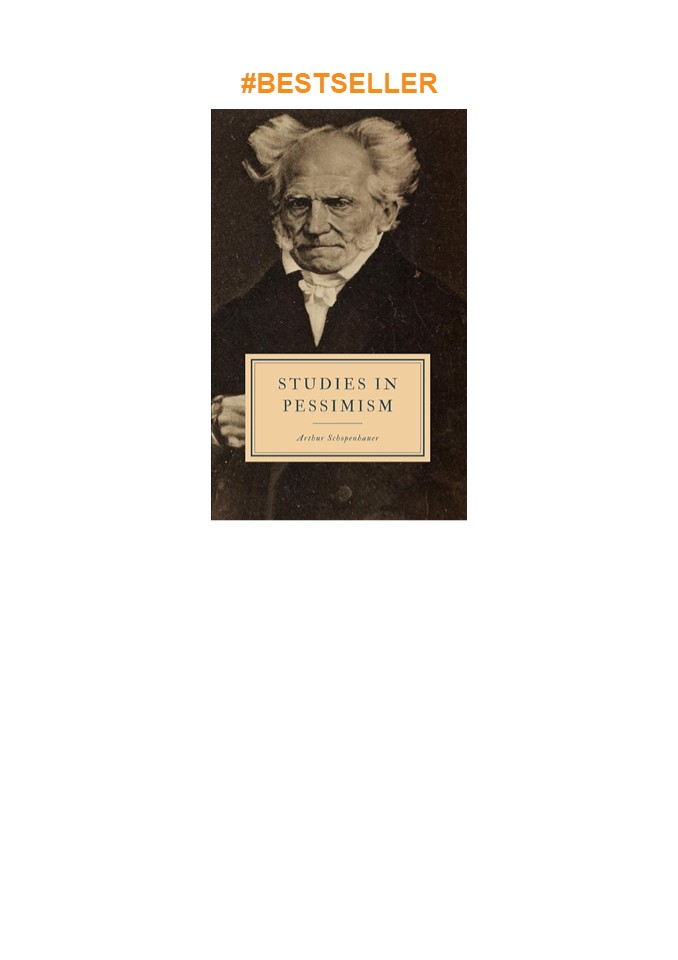 ❤pdf Studies in Pessimism