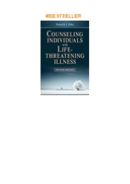 ❤️[READ]✔️ Counseling Individuals with Life Threatening Illness