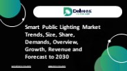 Smart Public Lighting Market Trends