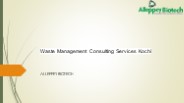 Waste Management Consulting Services Kochi