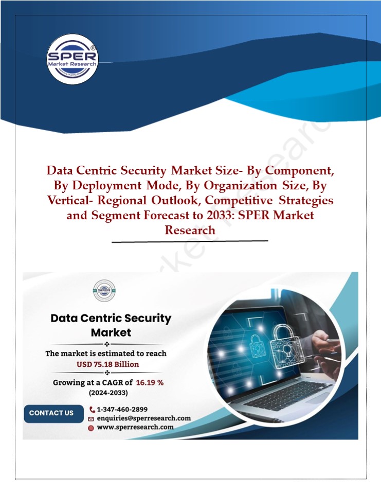 Data Centric Security Market Trends, Size and Future analysis 2033