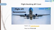 Flight Booking API Cost