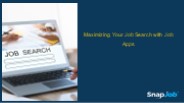 Maximizing Your Job Search with Job Apps