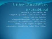 Leihmutterschaft in Deutschland